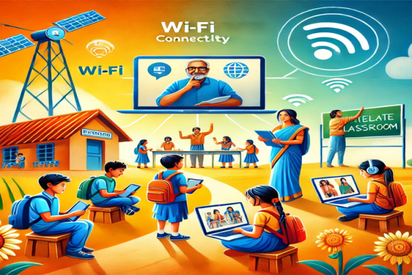 Online Learning in Rural India